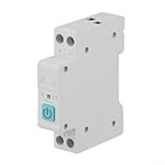 HOHOVYVY Smart kretsbrytare, timer, hatt, för Tuya Wifi för Smart Circuit Breaker 1P Din skena hem fjärrkontroll strömbrytare (20 A)