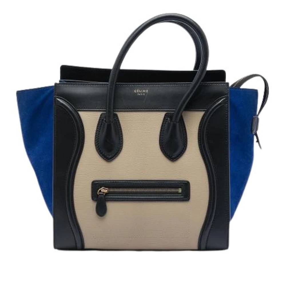 Celine Vintage Pre-owned Luggage Tote - Vintage - Dame - Flerfarvet - ONE SIZE - Læder