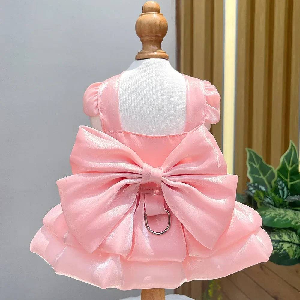Bowknot Princess Dress for Small Dogs & Cats - Pink / XXL-suit 6-9kg / SPC (XXL-suit 6-9kg)