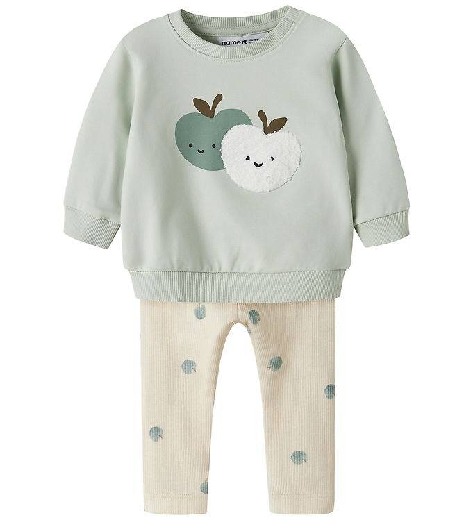 Name It Sweatset - NbnfoAppi - Pale Aqua - Name It - 62 - Sweatset