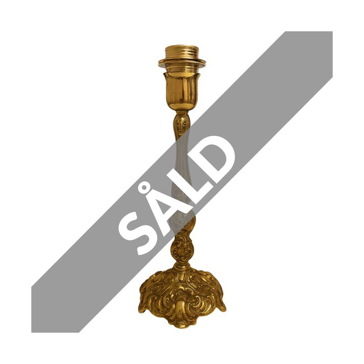 Vintage by Bright 1-2-3 Lampfot Brass Column, mässing