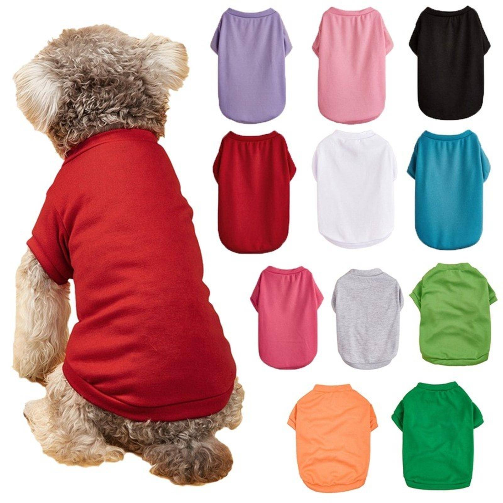 Alla Hundväst Blus För Liten Mellanstor Hund vit
