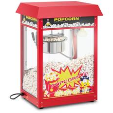 Popcornmaskine - retro design - rød