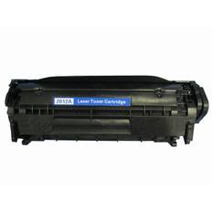Kompatibel HP 12A Q2612AC103/303/703/FX9/10/L90/C104 Lasertoner, svart, Kompatible2000 sidor