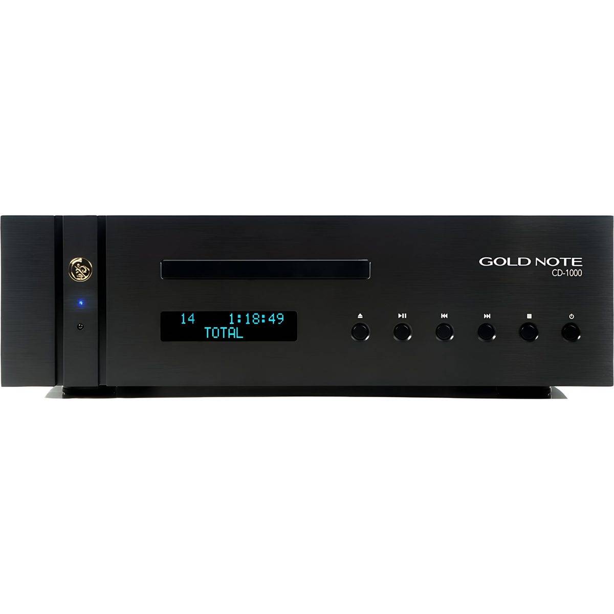 Gold Note CD-1000 MKII DELUXE svart - Högkvalitativ CD-spelare, Drive