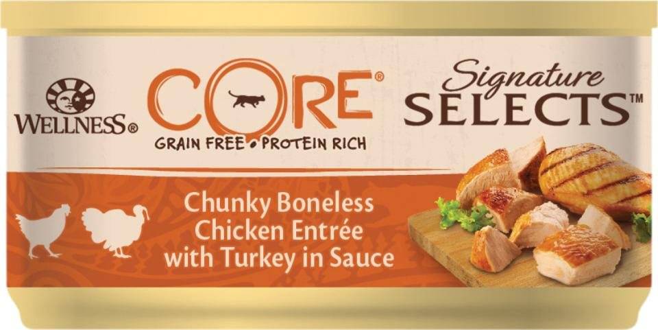 Cat Adult Signature Selects Chunky Chicken & Turkey in Sauce Wet 79 g