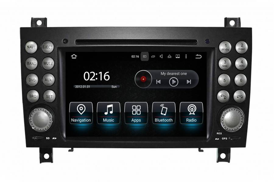 Mercedes SLK W171, SLK200, SLK280, SLK350, SLK55 Android Bilstereo Navigation
