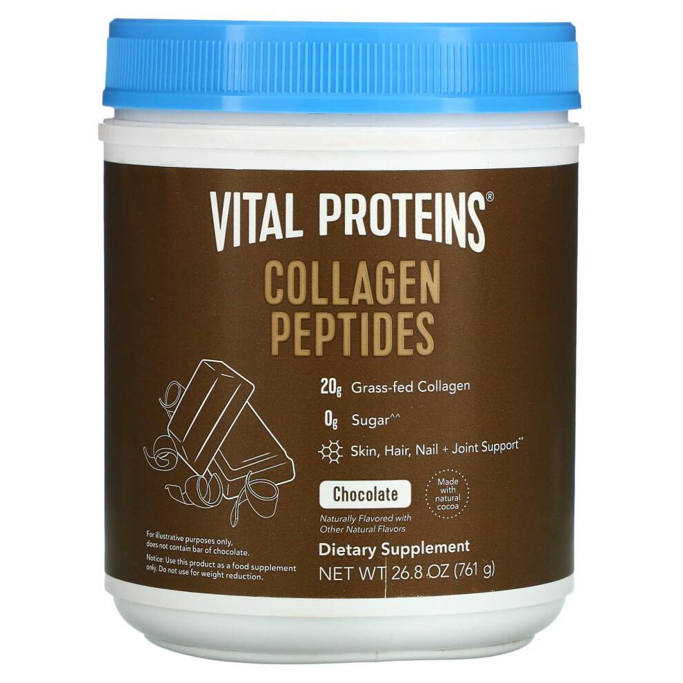 Vital Proteins, Kollagen Peptider, Chokolade, 26,8 oz (761 g)