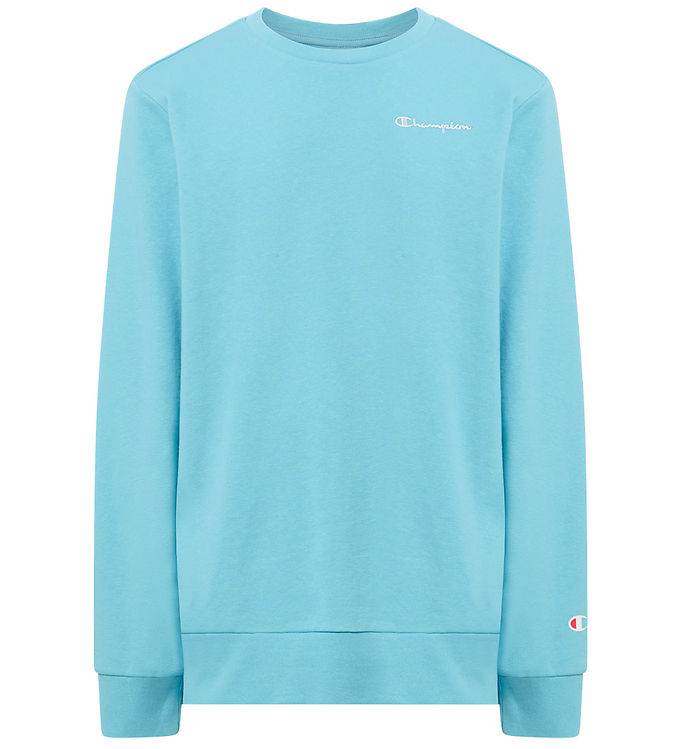Champion Sweatshirt - Crewneck - Turkis - Champion - 9-10 år (134-140) - Sweatshirt
