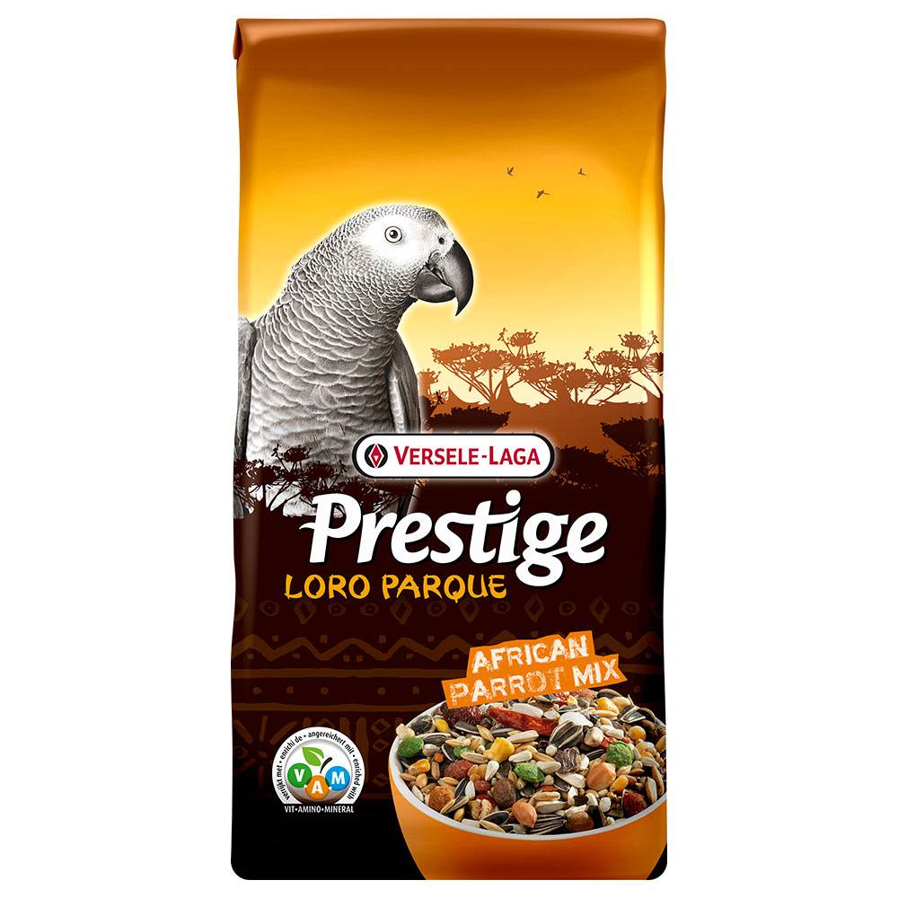 Versele-Laga Prestige Loro Parque African Parrot papegojfoder Ekonomipack: 2 x 15 kg