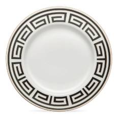 Ginori 1735, Home, unisex, ONE Size, Svart Labyrint Djup Tallrik - white (ONE SIZE)