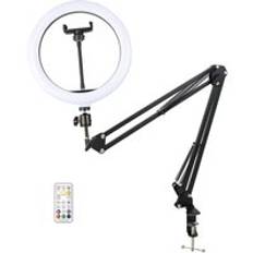 Rgb led ringlampa 10 tums selfie ringljus med stativ telefon stativ fotografering belysning ringlight för tiktok video - Typ 3