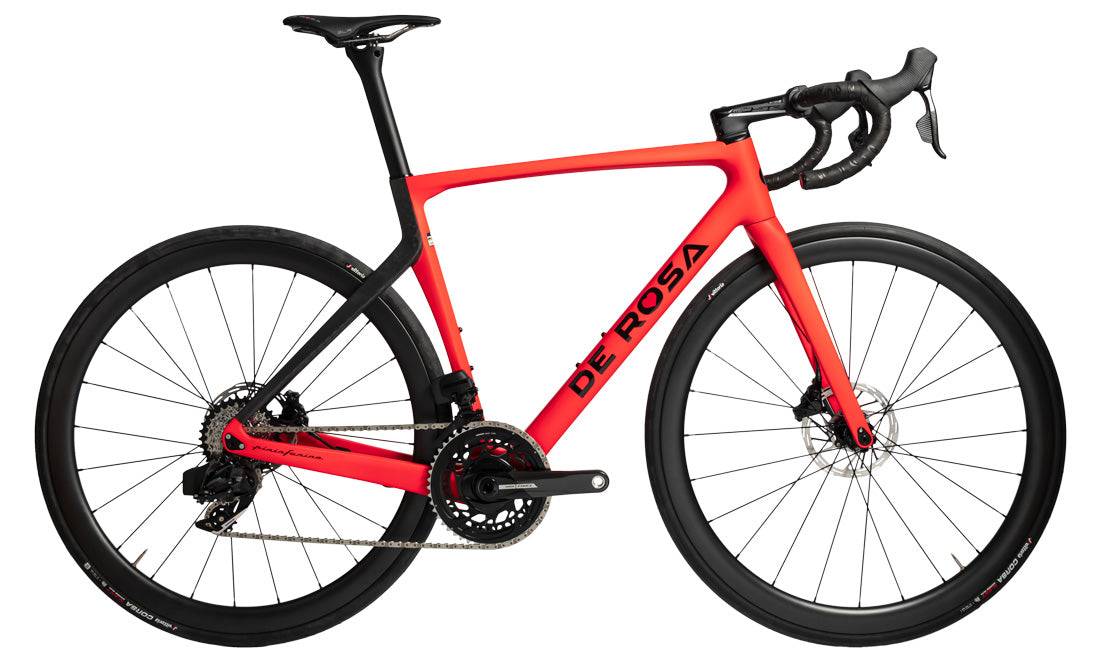 De Rosa Settanta 70 Dura Ace Di2 12s | Fulcrum Speed 42 | Vision Metron 5D - Red 70 / Size 48 / BR 54 (173-180 cm)