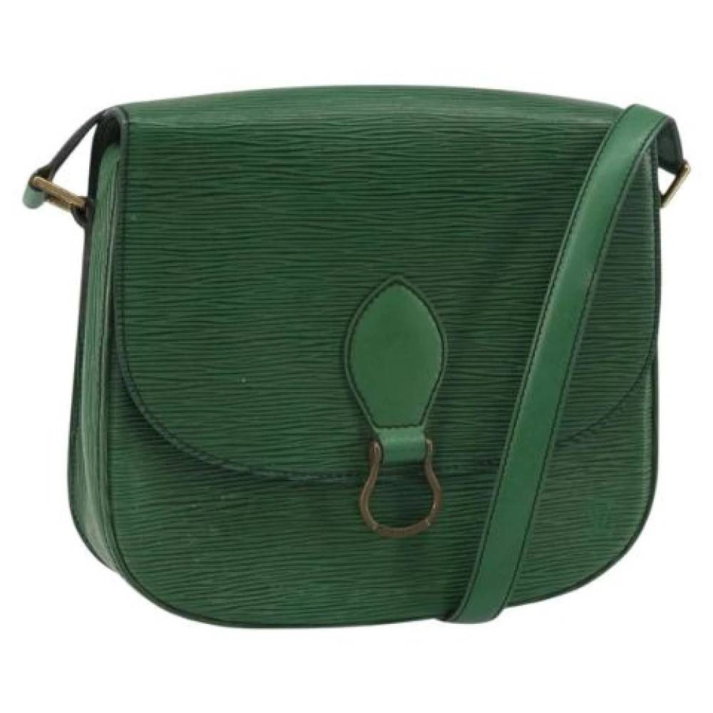 Louis Vuitton Vintage Pre-owned Vintage Cross Body Bag - Vintage - Dame - Grøn - ONE SIZE - Læder