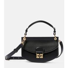 Ganni Apo-G Mini leather crossbody bag - black