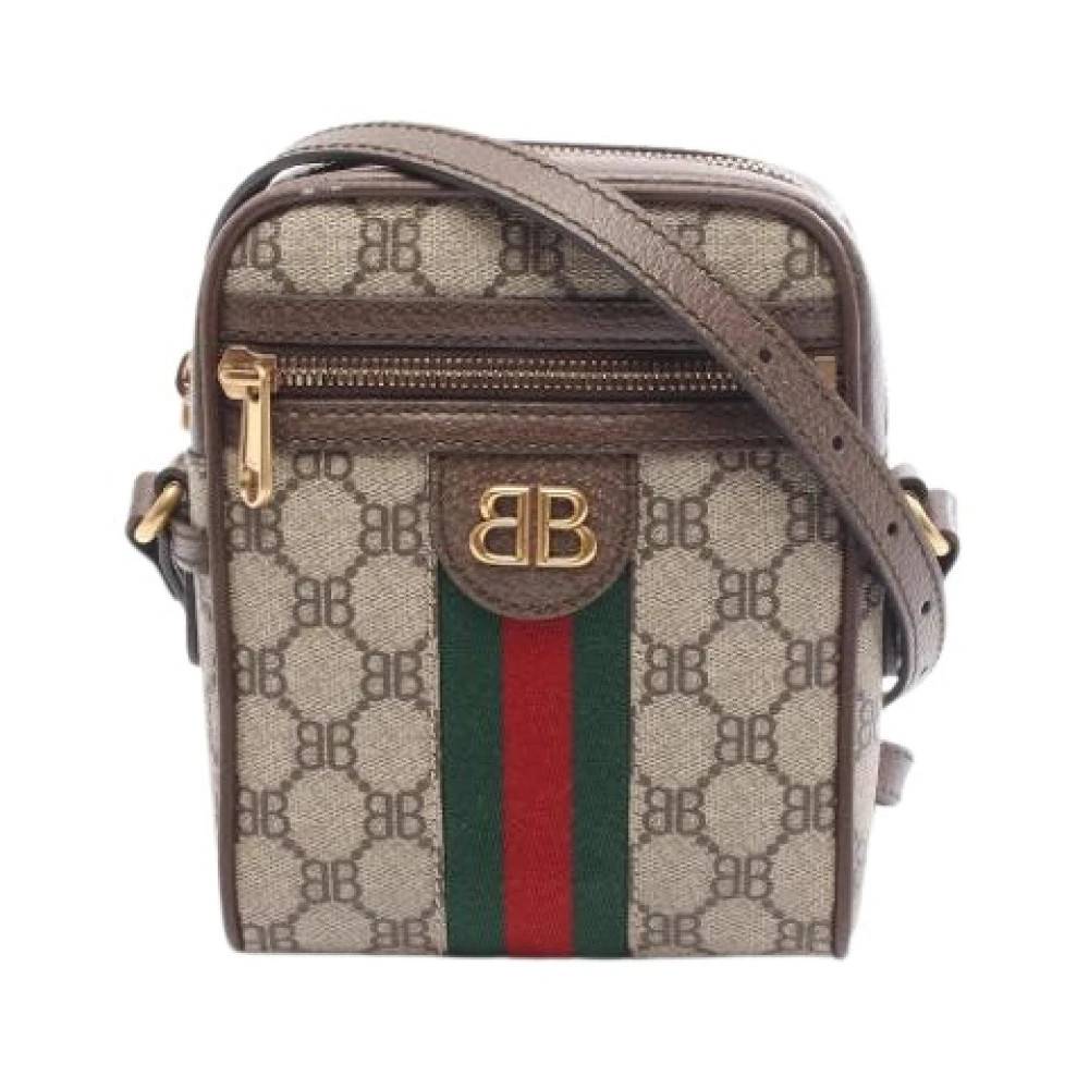 Balenciaga Vintage Pre-owned Canvas Crossbody Taske - Vintage - unisex - Beige - ONE SIZE - Uld