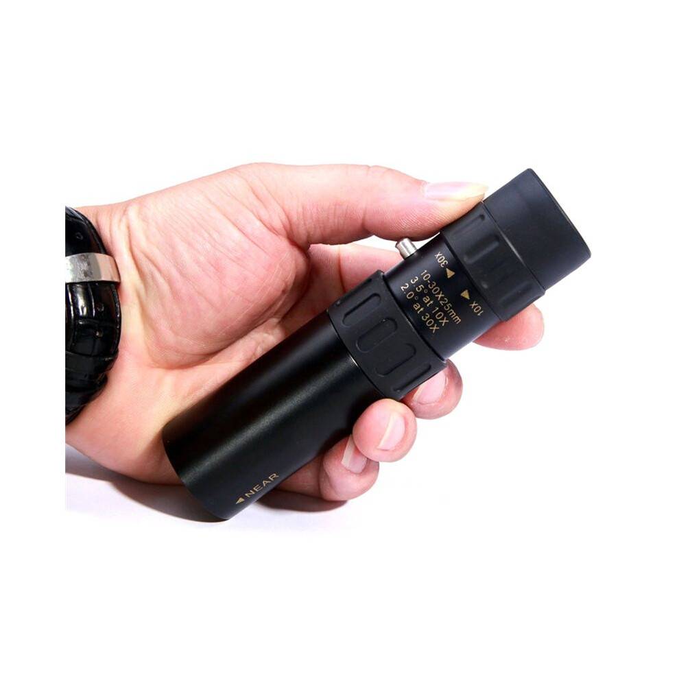 10-300X HD Portable Strong Binoculars Long Range Professional Spyglass Monocular Telescope Low Night Vision Black