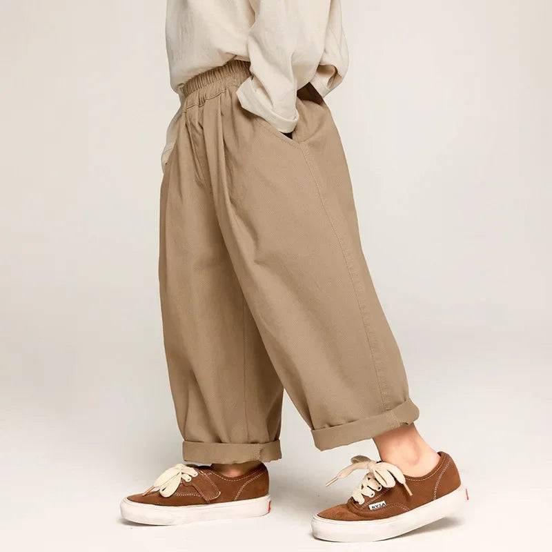 Mini Fashion™ - Trendig design - Vida långbyxor Khaki / 110 (4 år) | Pedagogiska Träleksaker