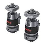 SMALLRIG Mini Ball Head (2 Pack) with 1/4" Screw and Removable - 2948B