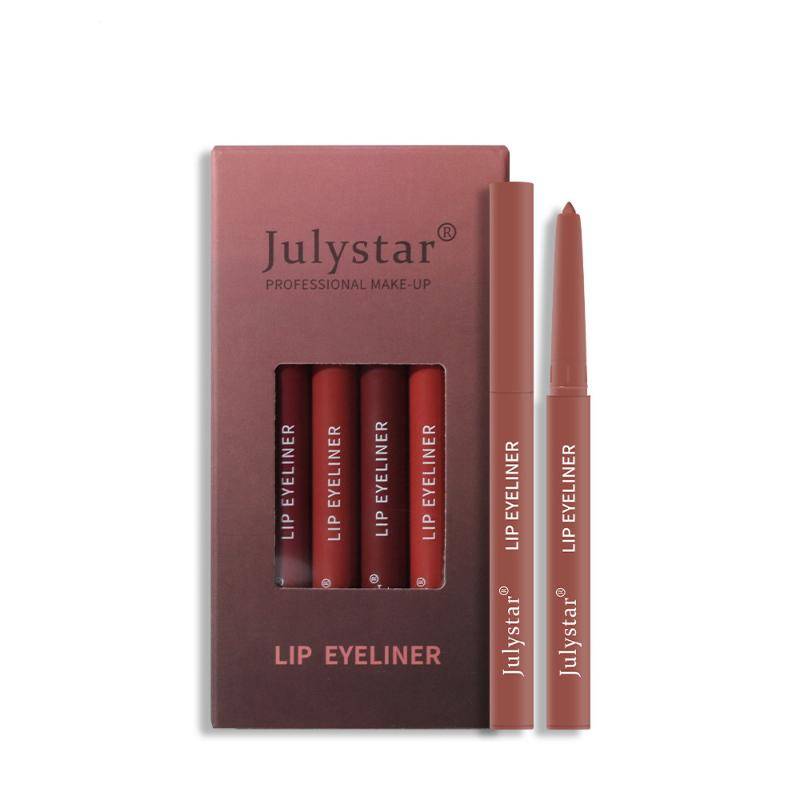 Lip Pen Waterproof Lipstick Pen Pink Matte Lip Color Rotary Lipliner
