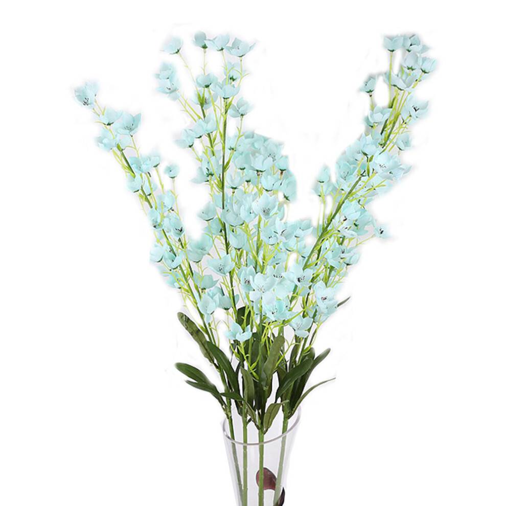 Kunstige blomster i kunstig silkebuket, realisme høje vaser dekorative blomsterarrangementer indendørs have bryllup boligindretning
