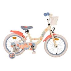 Disney Stitch børnecykel - piger - 16 tommer - creme koralblå