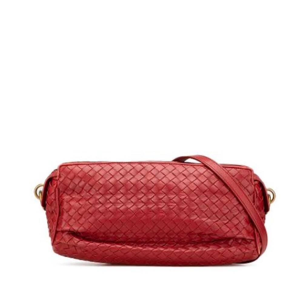 Bottega Veneta Vintage - Pre-owned Woven Crossbody Bag Vintage - Dam - ONE Size - Läder