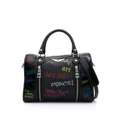 Zadig&Voltaire - Sunny Medium #2 Tag totebag - dam - kalvskinn/bomull - one size - Svart