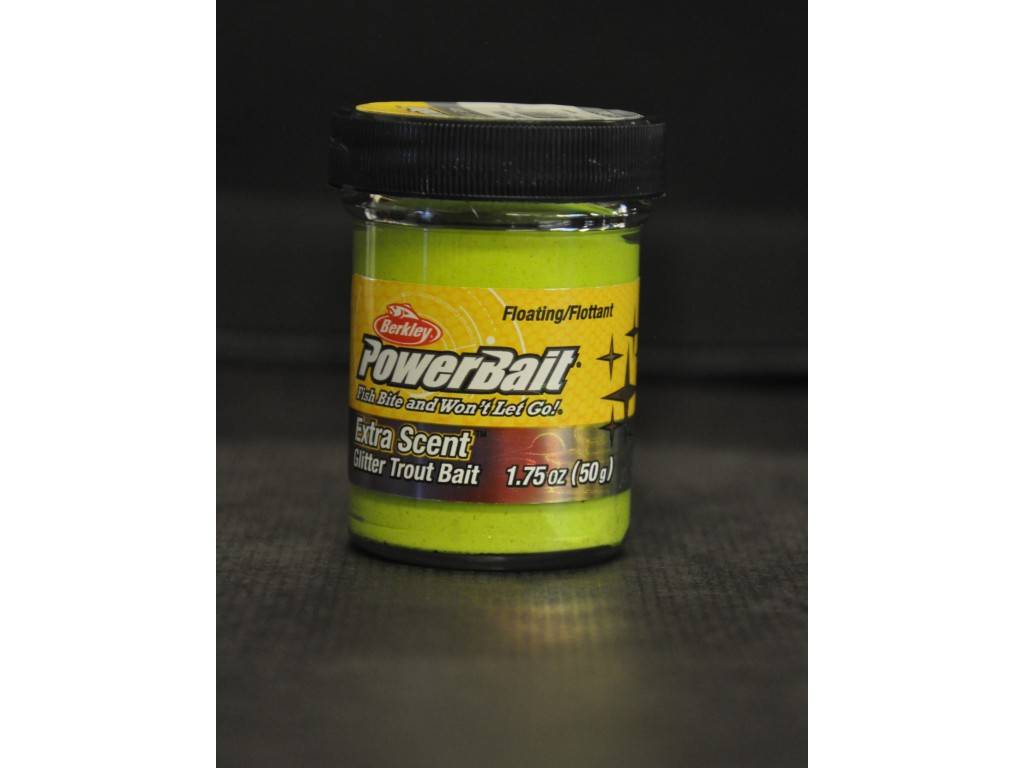 Powerbait E/S Glit. Float. - Cheese Chartreuse Glitter