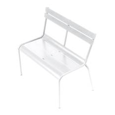 Fermob - Luxembourg Kid Bench Cotton White 01 - Trädgårdsbänkar - Frédéric Sofia - Vit - Metall