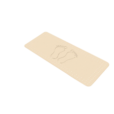 Halkmatta badkar, Foot 36x72 sandbeige
