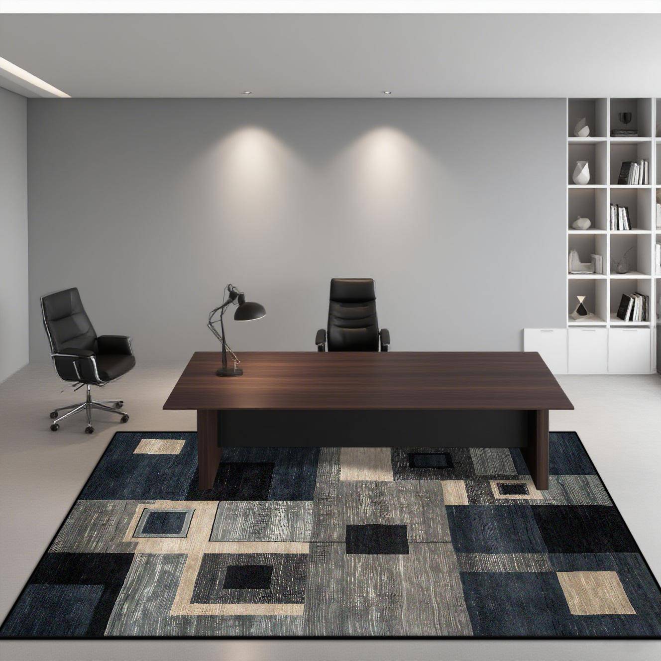 Anti-slip Washable Geometric Carpets Living Room Decoration Home Large Area Soft Lounge Rugs for Bedroom Modern Simple Floor Mat 60*90cm