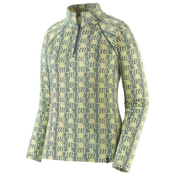 Patagonia Women's Capilene Midweight Zip-Neck Syntetisk undertøj Damer størrelse XS farve olivengrøn