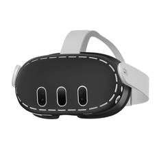 Silikoneovertræk til Meta Quest 3 headset (Farve: Sort)