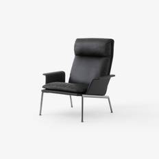&Tradition Muno LN17 Black Noble Leather Dark Chrome Legs