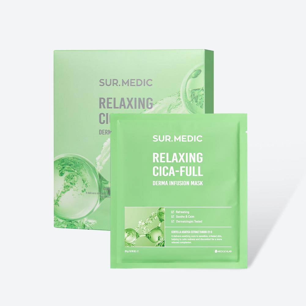 NEOGEN Sur.Medic+ Derma Infusion Mask Avslappnande Cica-Full 28g*10 ark