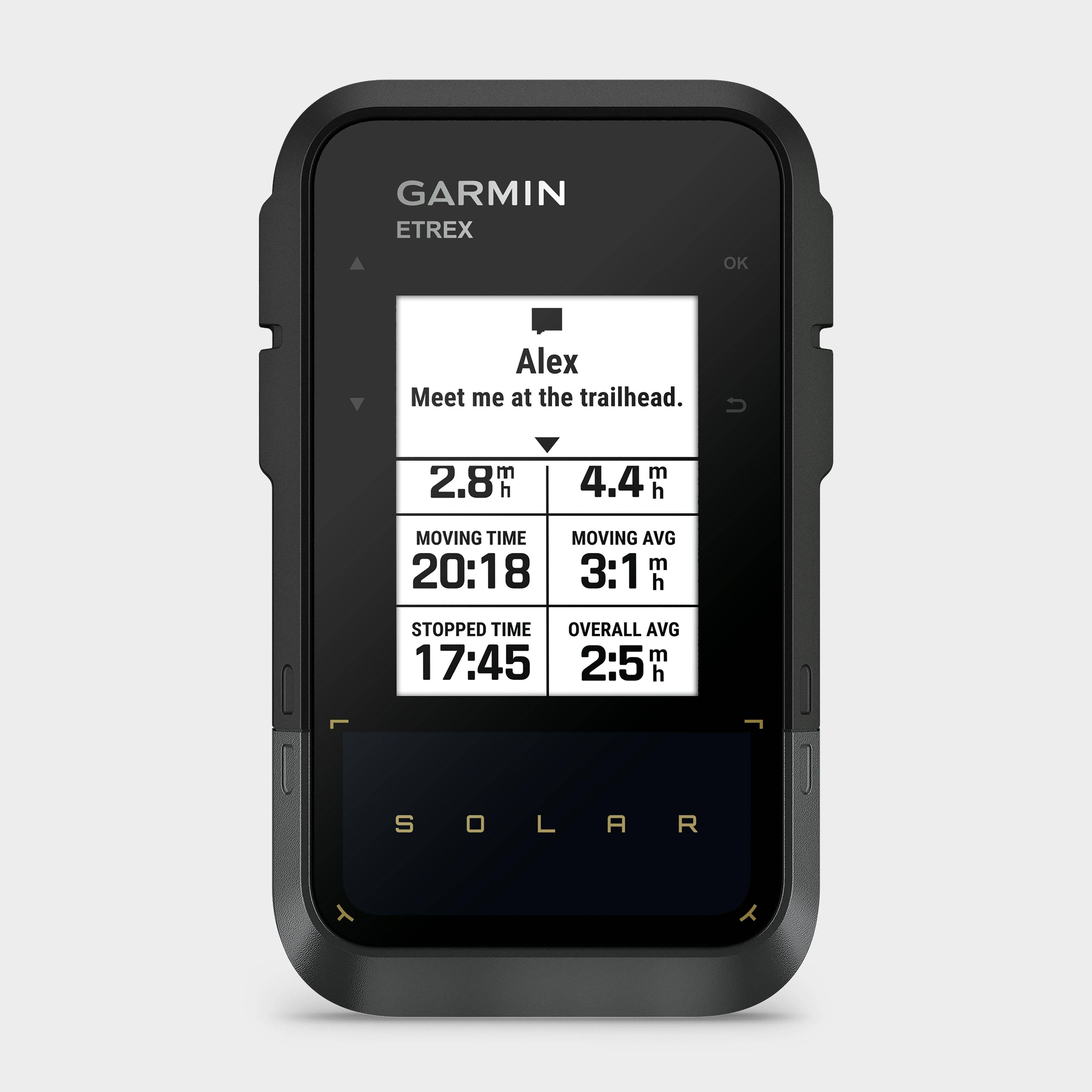 Garmin eTrex Solar Handheld GPS, Black