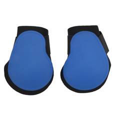 2pcs Horse Support Boots Adjustable Lightweight Horse Legs Guard for Riding EnthusiastsBlue Hind L