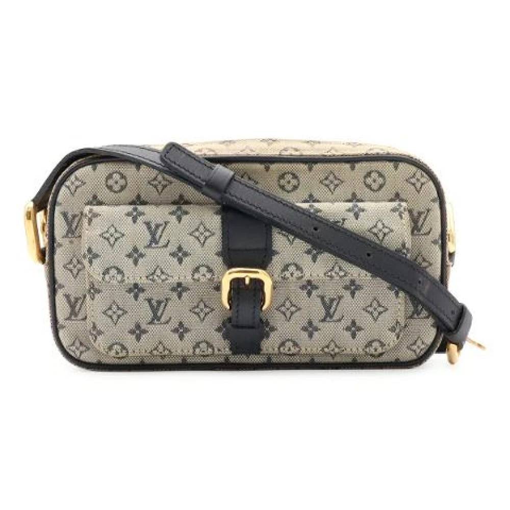 Louis Vuitton Vintage Pre-owned Juliette MM Monogram Mini Skuldertaske - Vintage - Dame - Blå - ONE SIZE - Uld
