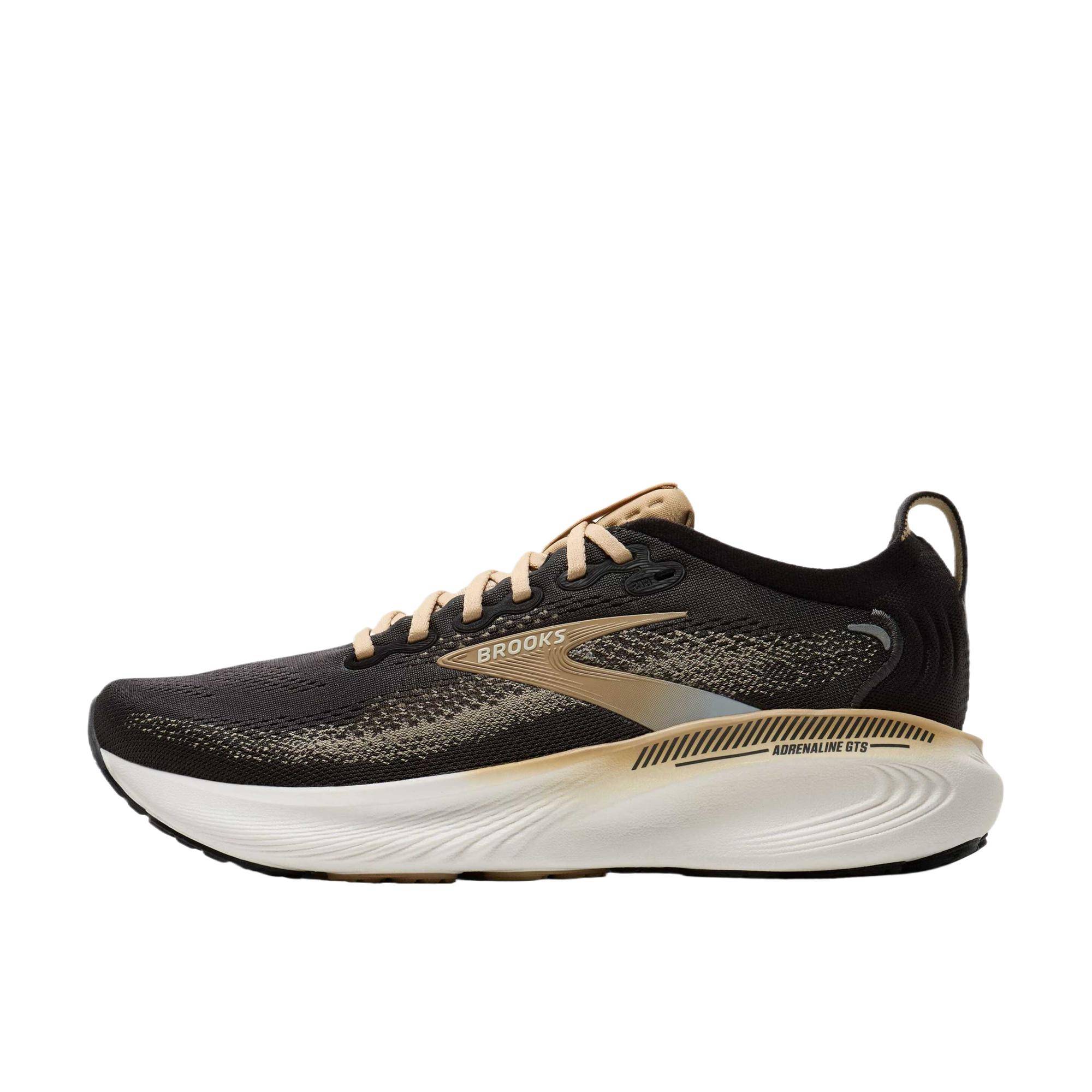 Brooks Adrenaline GTS 25 Rund tå Bekväm Snörning Mesh Dämpning Andningsbar Stöd Lågskuren Löparsko Herr sneaker 110454-1D-071 cm black