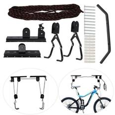 Ceiling mount - CET - Bicycle hanger - Black - Space-saving - Practical