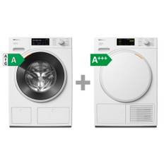Miele Wsb683wcs + Tsc663wp Vask+Tør Sæt - Vi matcher laveste netpris*