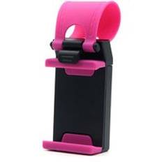 Bilratt telefonhållare clip mount universal cykel auto kamera gps stativ fäste för iphone samsung - Rosa
