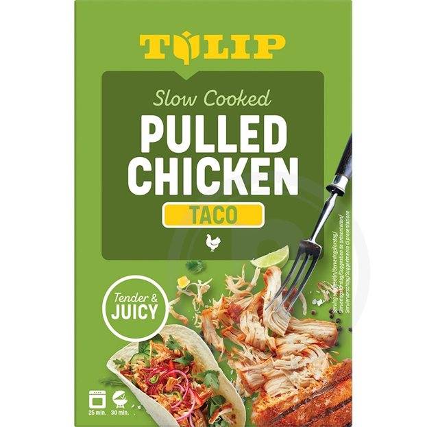 Pulled chicken taco
