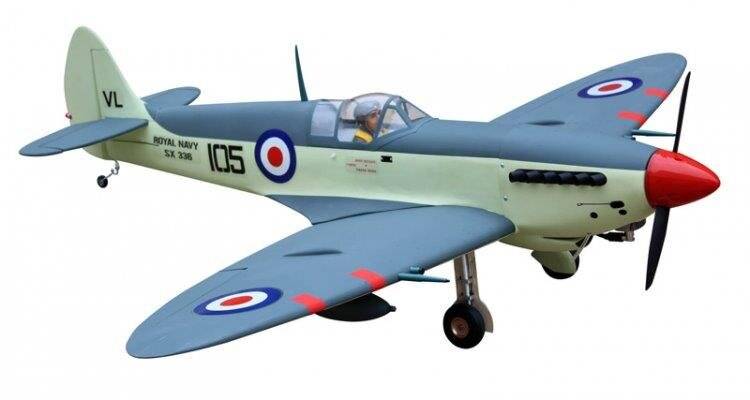 Seagull Supermarine Seafire 20cc 1640mm med Infällbara Landställ (El)