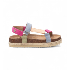 Xti Kids för kvinnor/flickor. 15126704-MULTICOLOR Sandaler 151267 flerfärgade (31), Karta, 1 till 3 cm, Kardborreband, Casual, barnmode - Mocka (31)