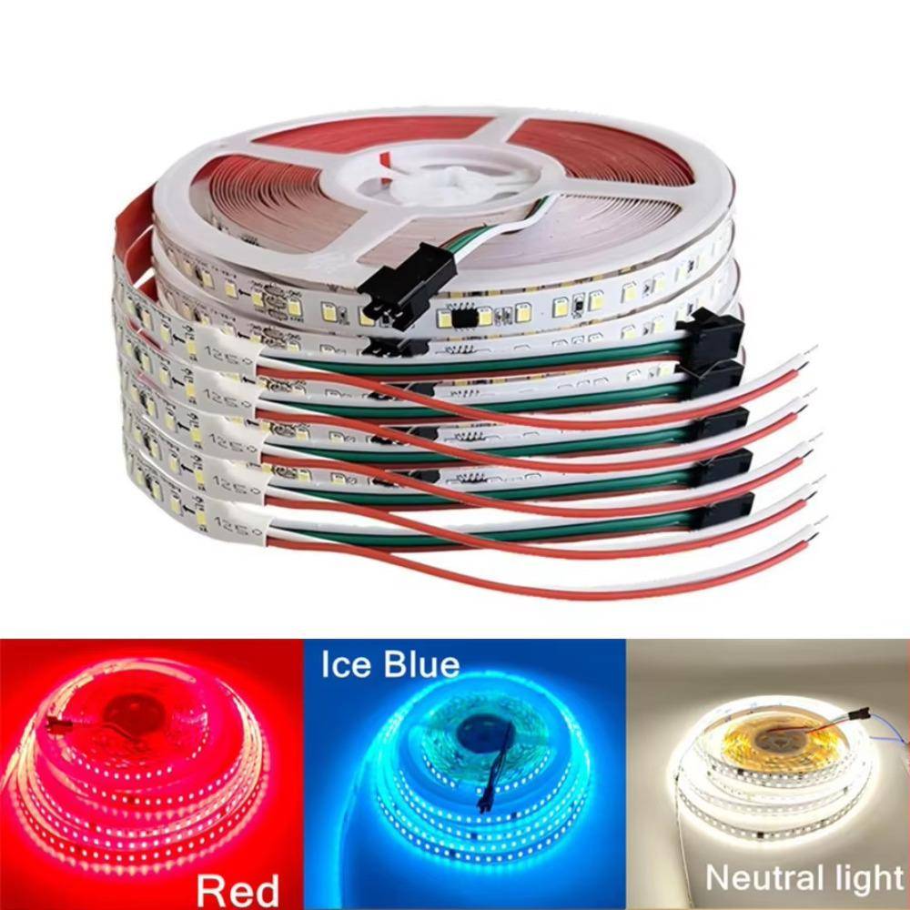 126 Leds Rinnande Vatten LED-Strip WS2811 DC24V Dämpbar Flödande Ljusremsa Pixeladresserbar Flexibel Linjär Lampa Flerfärgad gyllene