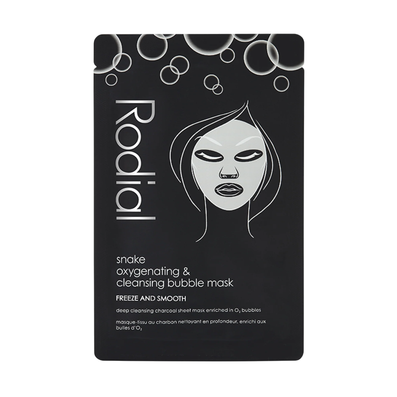 Rodial, Snake, rengöringsmedel, sheet mask, för ansiktet, 22 g