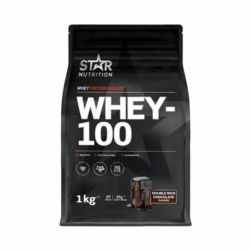 Star Nutrition Whey-100, 1 kg (Cookies & Cream)