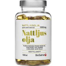 BioSalma Nattljusolja 10% GLA 1000 mg 100 kapslar